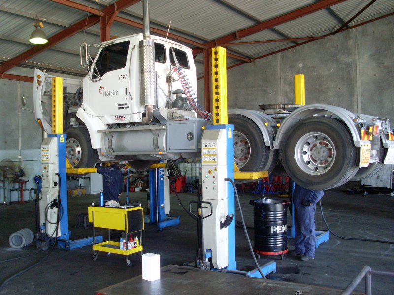 Regular client sends truck in for Major Service